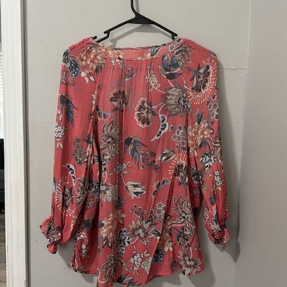SPENSE FLORAL BLOUSE SIZE LARGE - Picture 2 of 8